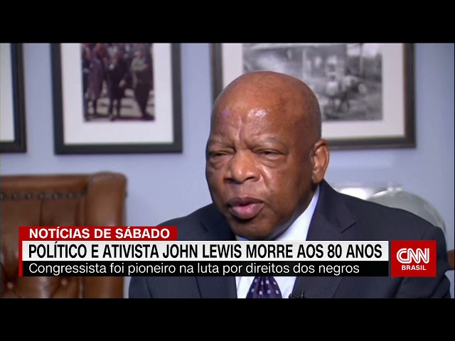 John Lewis, ícone da defesa dos direitos civis nos EUA, morre aos 80 anos