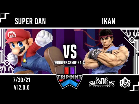 Tripoint Smash 107 - Winners Semifinals - Super Dan(Mario) Vs. Ikan(Ryu)