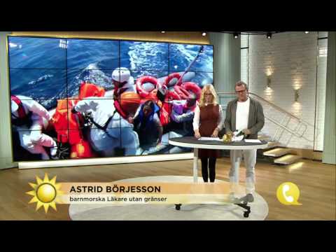 Så hjälps gravida flyktingar - Nyhetsmorgon (TV4)