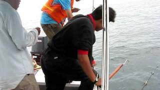 preview picture of video 'Fishing at Kerteh, Terengganu, Malaysia'