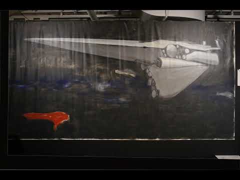 新潟の銀英伝展ライブペイント　ブリュンヒルト