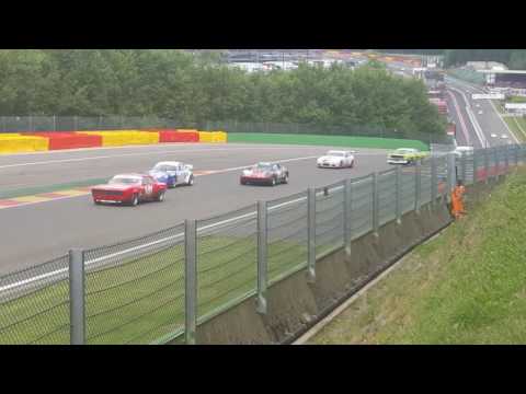 Start race 1 YTCC at spa francorchamps 2017