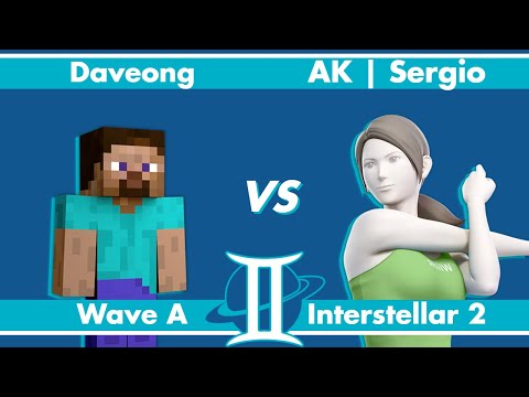 Interstellar 2: Wave A Pools - Daveong (Steve) vs AK | Sergio (Wii Fit Trainer)