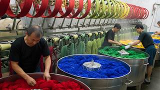 How Sweaters and Knitwear Are Made. Inside a Korean Knitting Factory