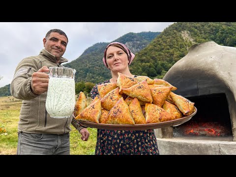 We Cooked Crispy Samosa Like in Uzbekistan! That Crunchy Samsa Sounds Wonderful