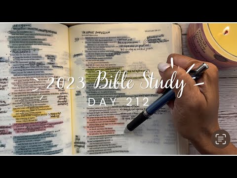Study the Bible in One Year: Day 212 Isaiah 59-63 | bible study for beginners