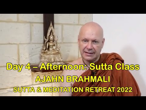 DAY-4 AFTERNOON SUTTA CLASS - AJAHN BRAHMALI 2022 @BGF 3-MAY-2022