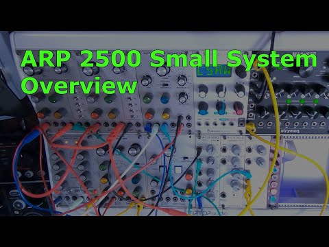 Behringer ARP 2500 system Overview