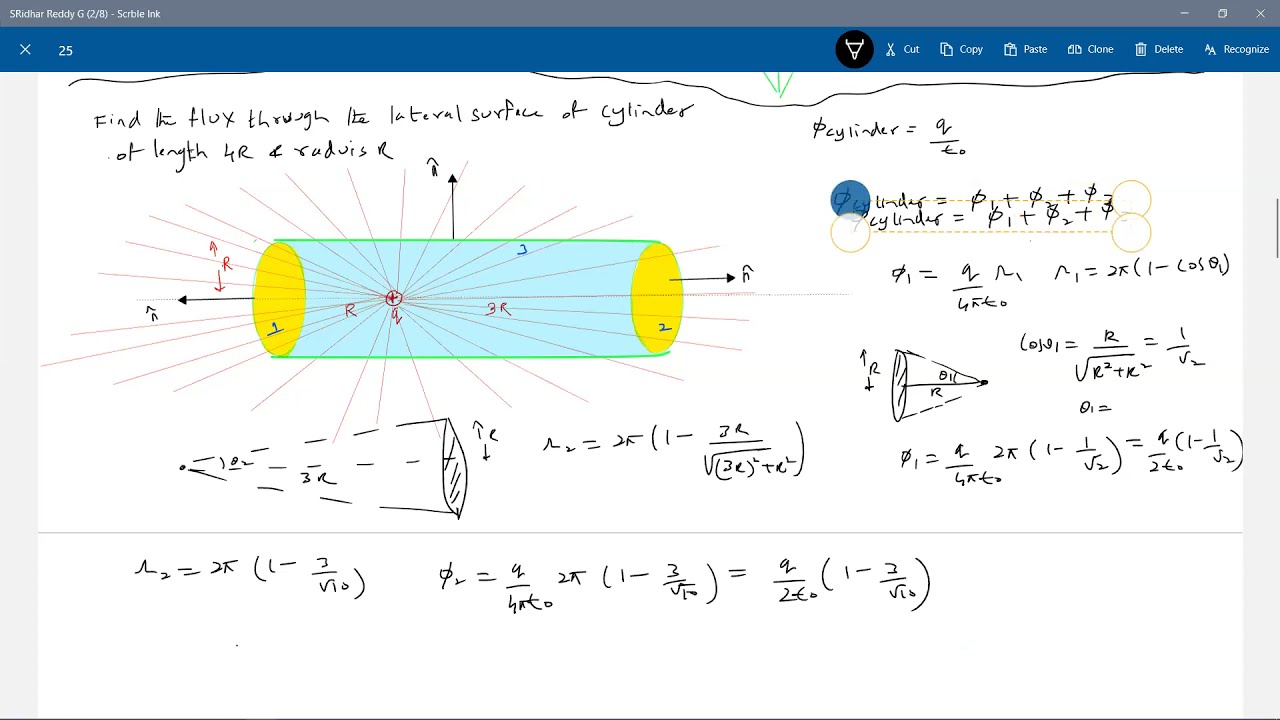 part- b1( E of a bodies by guass law