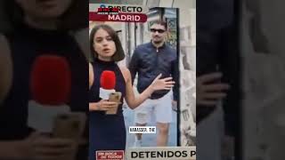 &#39;Do you really have to grab my ass&#39; Spanish reporter groped live on TV || News 360 ||