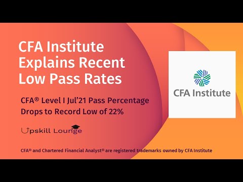 CFA Institute Explains Recent Exam Results | Reason for Low CFA Pass Percentage