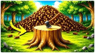 GERANDO 453.234.878.345 MADEIRAS COM ESSE TOCO | Forage Wizard