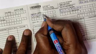 How to fill Hdfc deposit form filling in tamil 2023/Deposit slip filling in hdfc bank