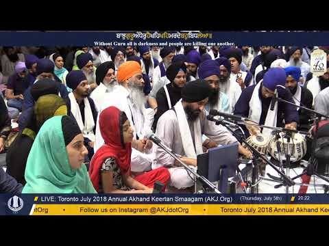 070 Toronto July 2018 - Thursday Evening - Bhai Jagjit Singh Jee Melbourne