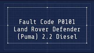Part 1- 2015 Land Rover Defender  2.2 Saga-  P0101 Fault Code and LR066344 Modified Intercooler Hose