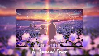 Download lagu A Thousand Years - John Michael Howell, JVKE (slowed reverb) mp3