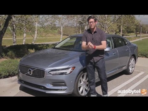 2017 Volvo S90 AWD T6 Inscription Test Drive Video Review - Supercharged & Turbocharged 2.0 Liter