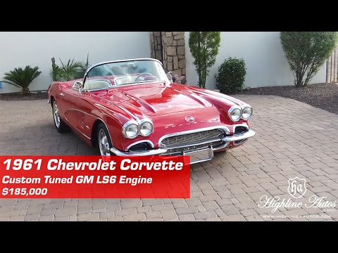 CLEANEST 1961 Chevrolet Corvette Custom Resto-Mod - Sound, Exterior, and Interior