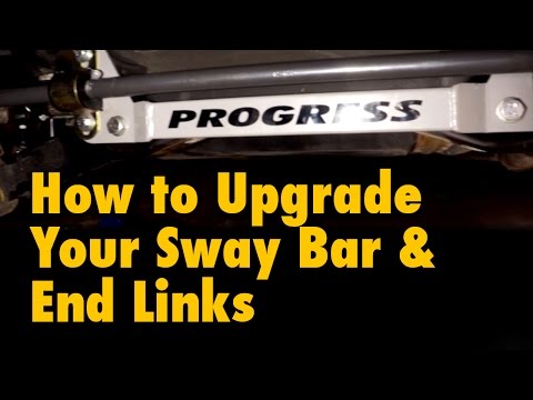 How to Upgrade Your Sway Bar and End Links - Progress Sway Bar and Hotchkis End Links 2005 Acura RSX