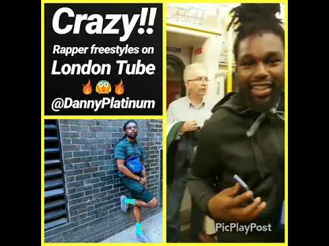 Freestyling about peole on the London Underground