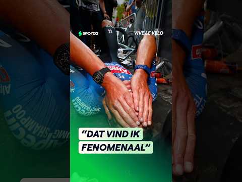 Mathieu van der Poel moest minutenlang bekomen na zijn zoveelste inspanning  #TDF2026 #MVDP