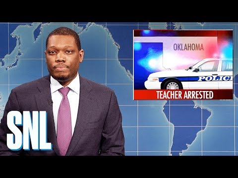 Weekend Update on Oklahoma Teacher's Arrest - SNL
