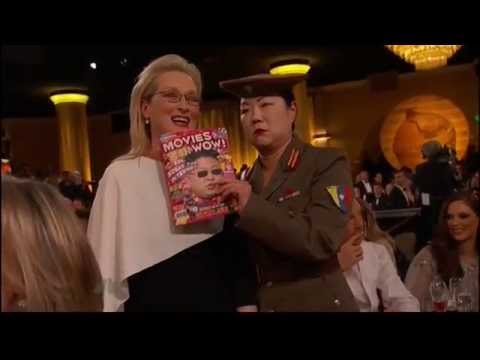 2015 Golden Globes Benedict Cumberbatch Photobombs Meryl Streep and Margaret Cho