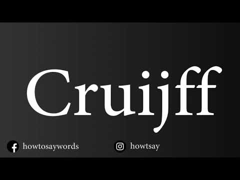 How To Pronounce Cruijff