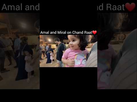 muneeb with miral and Amal // miral love animals #youtubeshorts #aimankhan #muneebbuttofficial