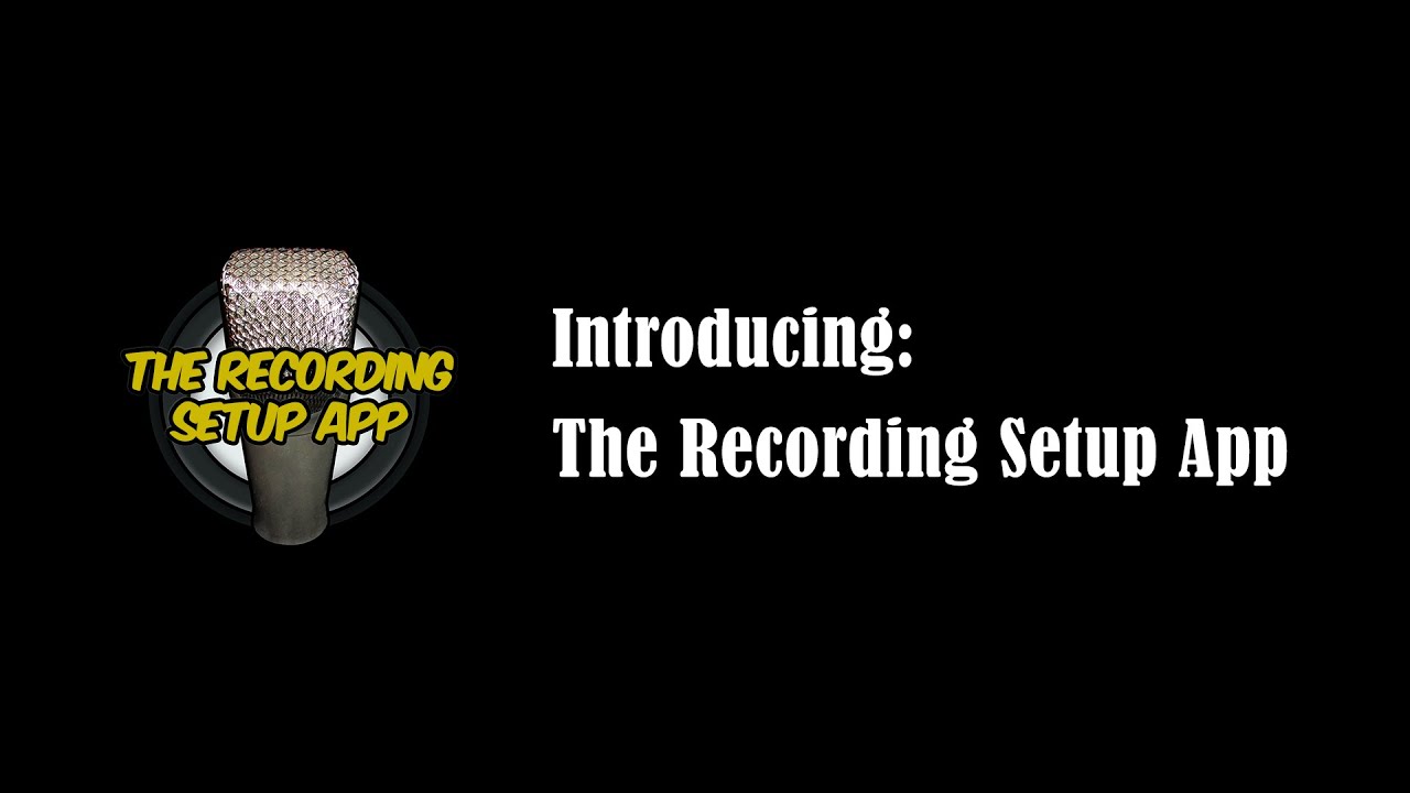Introducing: The Recording Setup App – The virtual assistant of audio engineers