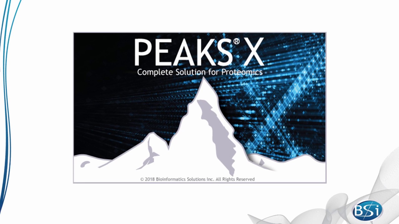 PEAKS X Introduction Video