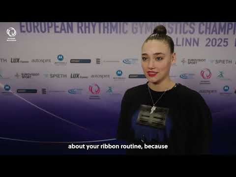 2025 Rhythmic Europeans - Brigita Krasovec (SLO) interview after qualifications day 2