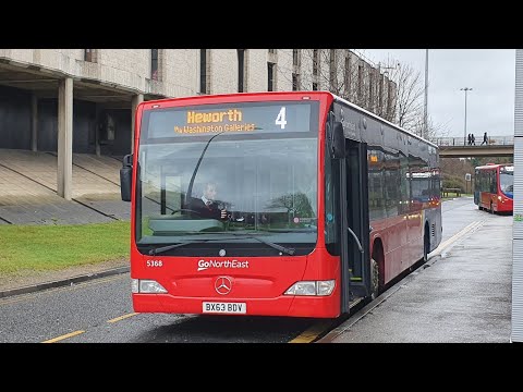KICKDOWNS: Route 4 | BX63BDV/5368 - Go North East: Mercedes-Benz Citaro 0530N