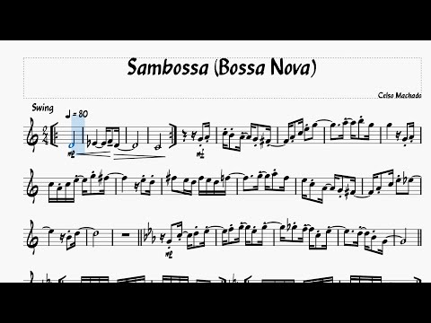 Sambossa - Bossa Nova (Celso Machado) - Learning Track - 80 bpm
