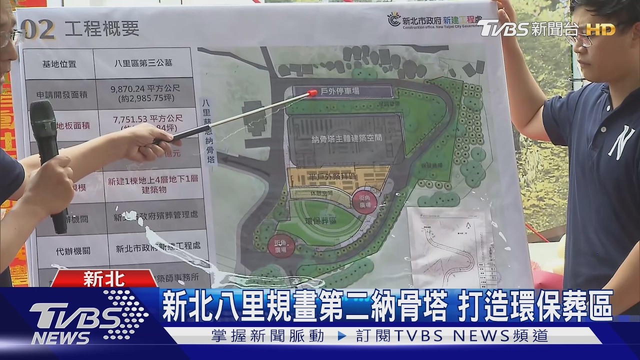影音/新北斥資8億建第二納骨塔!打造環保葬區、半戶外祭拜區