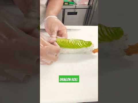 Sushi Dragon Roll#Sushi#Japanese food#Uramaki#