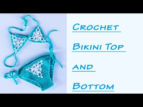 Crochet  Bikini Top and Bottom Baby bikini Wika crochet