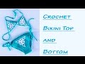 Crochet Bikini Top And Bottom Baby Bikini Wika Crochet