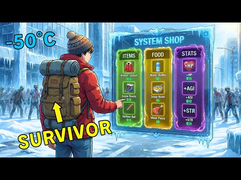 In the Frozen Zombie Apocalypse, He Activated the Survival System! | Manhwa Recap
