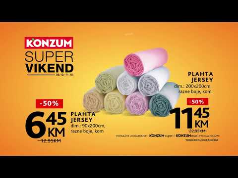 Super vikend u Konzumu! 09.10. -11.10.