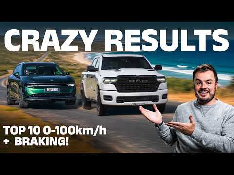 The FASTEST accelerating and best STOPPING cars of 2025