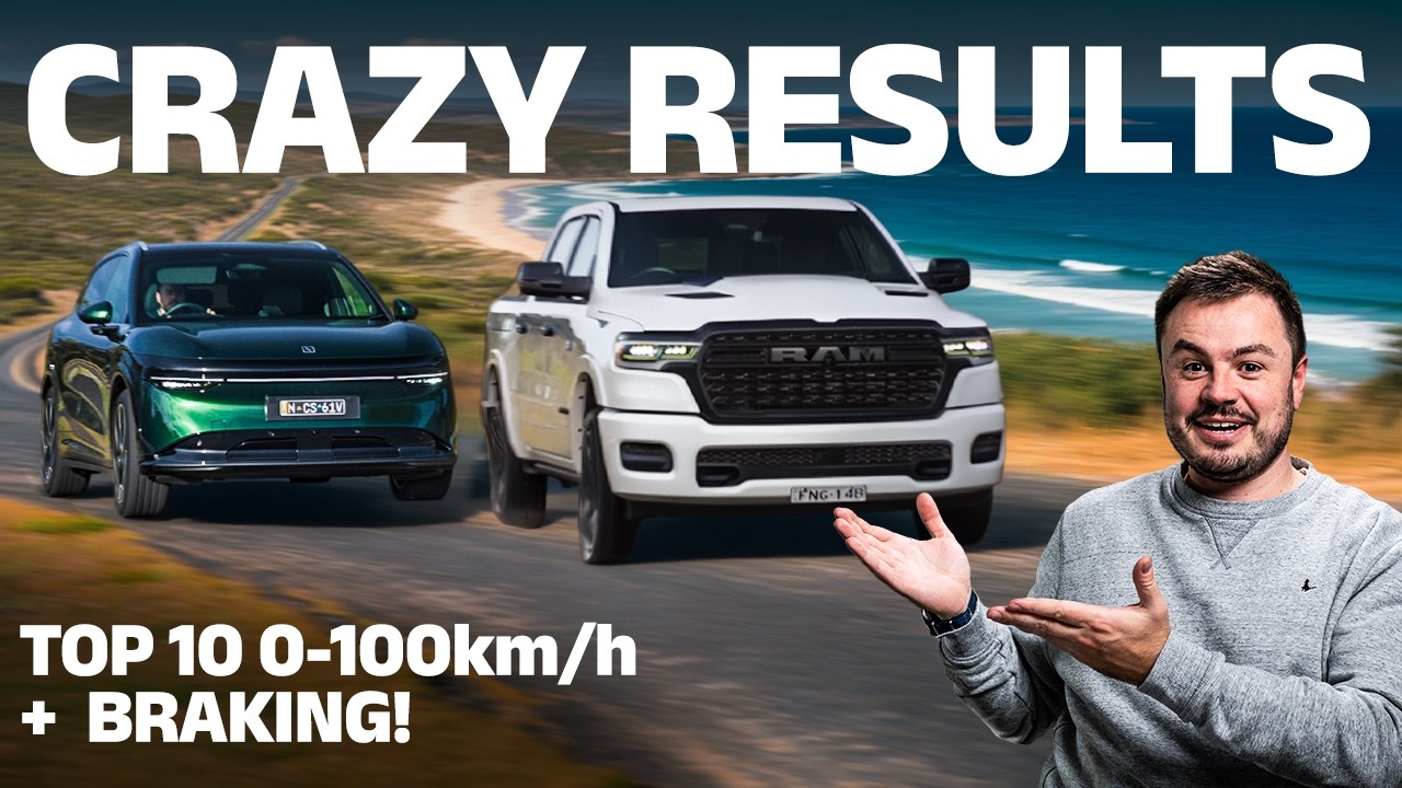 The FASTEST accelerating and best BRAKING cars of 2025