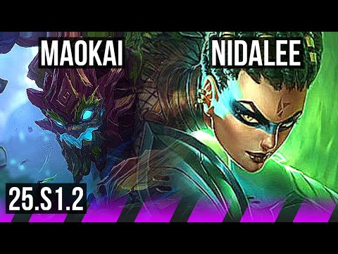 MAOKAI & Kalista vs NIDALEE & Ryze (SUP) | KR Master | 25.S1.2