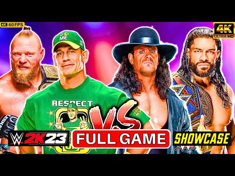 WWE 2K23 JOHN CENA SHOWCASE PC Gameplay Walkthrough Part 1 FULL GAME [ 4K 60FPS PC ] - No Commentary