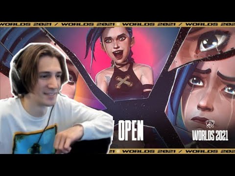xQc Reacts to Worlds 2021 Show Open: Imagine Dragons, JID, Denzel Curry, Bea Miller, PVRIS