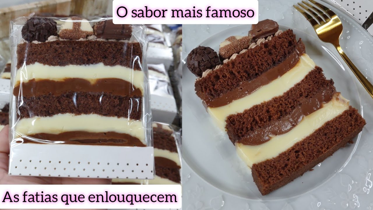 ESSA SÓ O NOME FAZ A VENDA / SLICE CAKE DE KINDER BUENO / FATIAS GOURMET / as fatias que enlouquecem