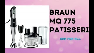 Braun Multiquick 7 MQ 775 Patisserie - відео 3