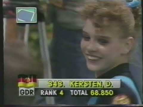 Dagmar Kersten (GDR) - Olympics 1988 - All Around - Floor Exercise