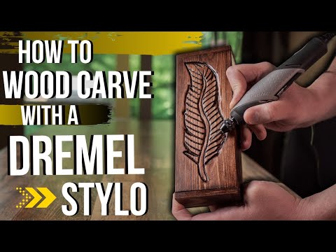 How to Wood Carve/Power Carving with the Dremel Stylo