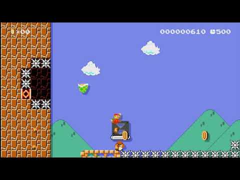 超级马里奥制造(Super Mario Maker：这个卵子关很简单，我就死了60多次